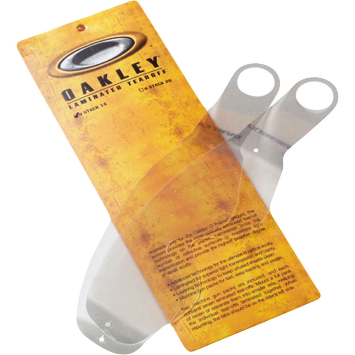 Oakley MX O Frame Laminated Tear-Offs Goggles Accessories-01-152 Oakley MX O Frame Laminated Tear-Offs Goggles Accessories-01-152