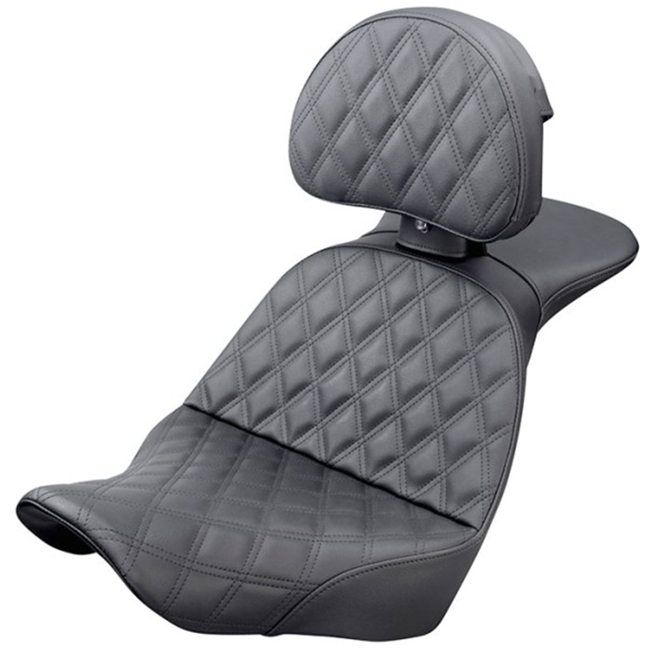 Saddlemen 2018-2025 Low Rider FXLR/FXLRS/FXLRST, Sport Glide FLSB Explorer LS Seat with Driver's Backrest Motorcycle Accessories-0802 Saddlemen 2018-2025 Low Rider FXLR/FXLRS/FXLRST, Sport Glide FLSB Explorer LS Seat with Driver's Backrest Motorcycle Accessories-0802