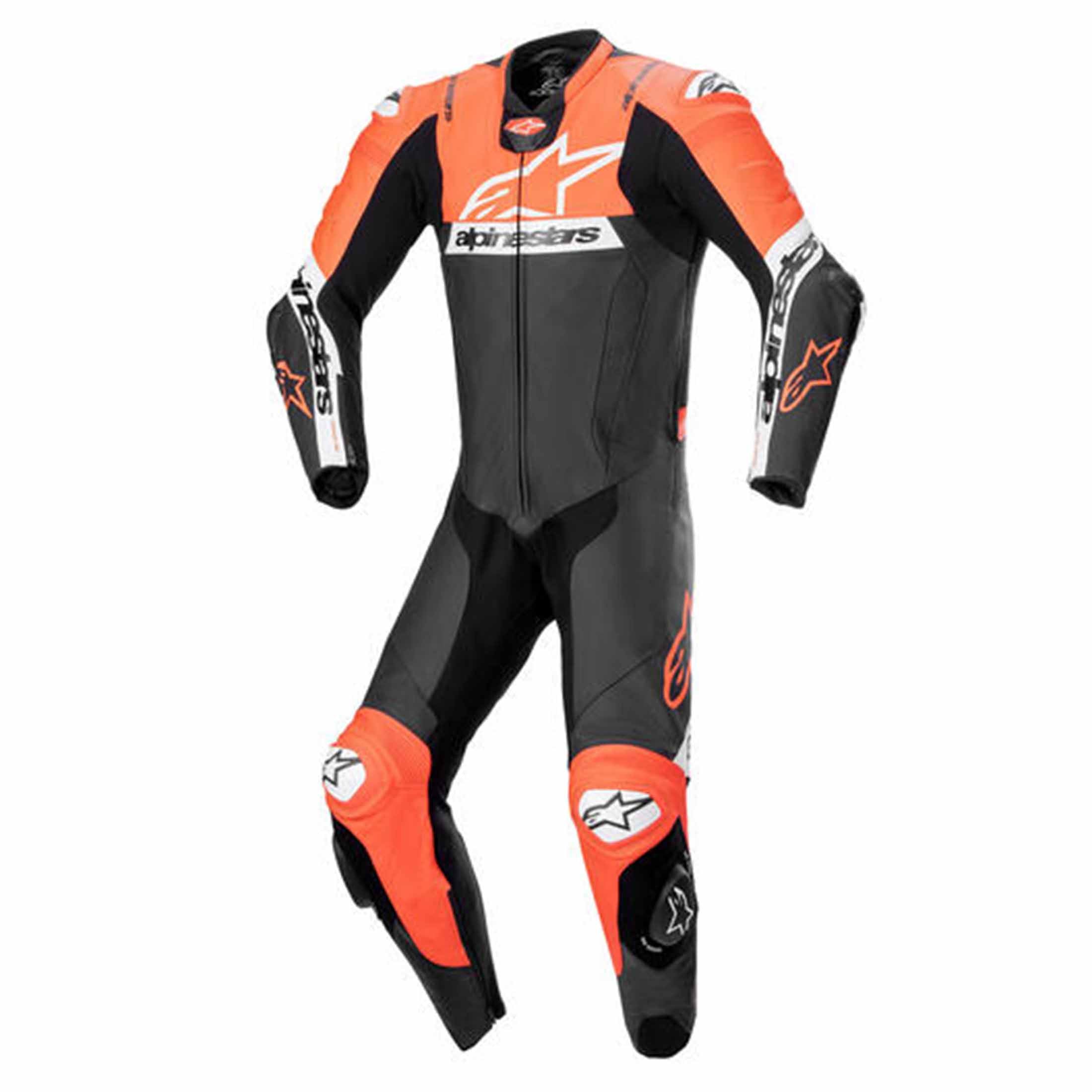 Alpinestars Missile V2 Ward Leather Suit 1-Piece Men's Street Race Suits-4014 Alpinestars Missile V2 Ward Leather Suit 1-Piece Men's Street Race Suits-4014
