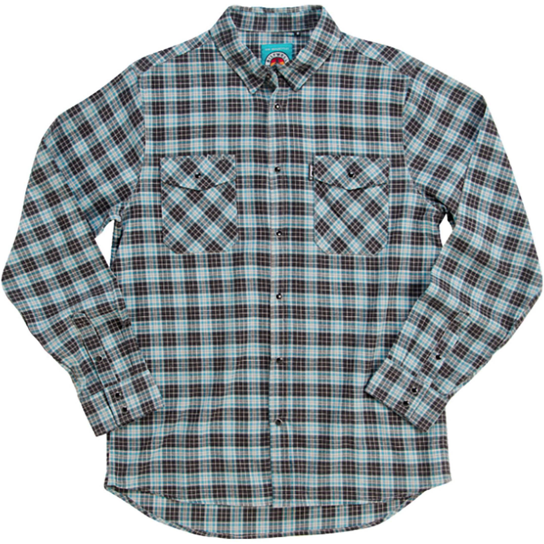 Biltwell Pacific Flannel Men's Button Up Long-Sleeve Shirts-3040 Biltwell Pacific Flannel Men's Button Up Long-Sleeve Shirts-3040