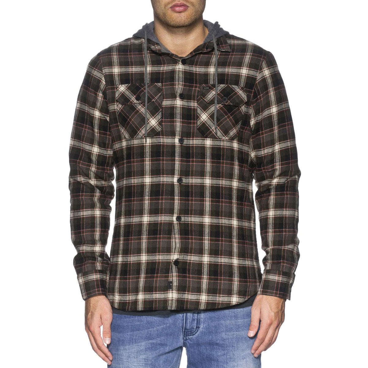 Globe Alford Woven Men's Button Up Long-Sleeve Shirts-GB01334004 Globe Alford Woven Men's Button Up Long-Sleeve Shirts-GB01334004