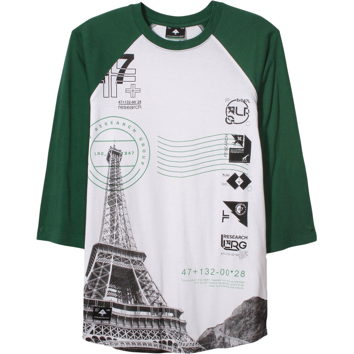 LRG Elevated Eiffel Raglan Men's Long-Sleeve Shirts-I161091 LRG Elevated Eiffel Raglan Men's Long-Sleeve Shirts-I161091