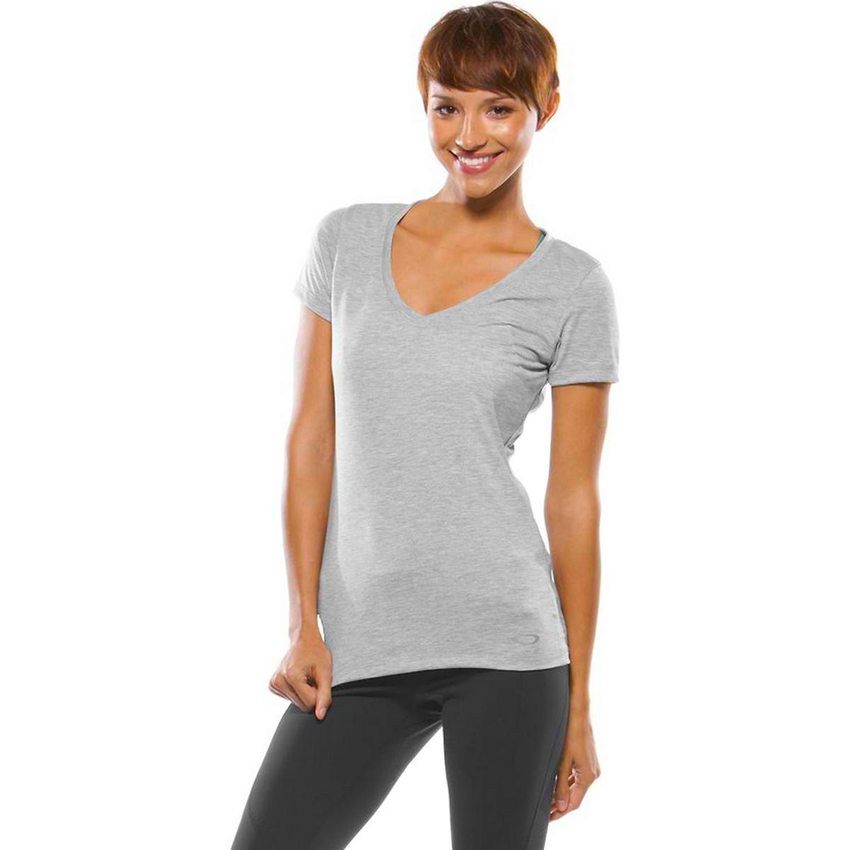 Oakley Stability V-Neck Women's Short-Sleeve Shirts-551754 Oakley Stability V-Neck Women's Short-Sleeve Shirts-551754