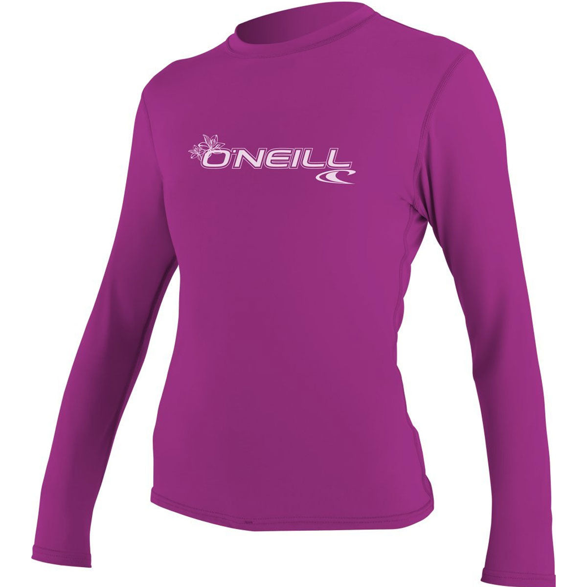 O'Neill Basic 50+ Sun Shirt Women's Long-Sleeve Rashguard Suit - Fox Pink O'Neill Basic 50+ Sun Shirt Women's Long-Sleeve Rashguard Suit - Fox Pink