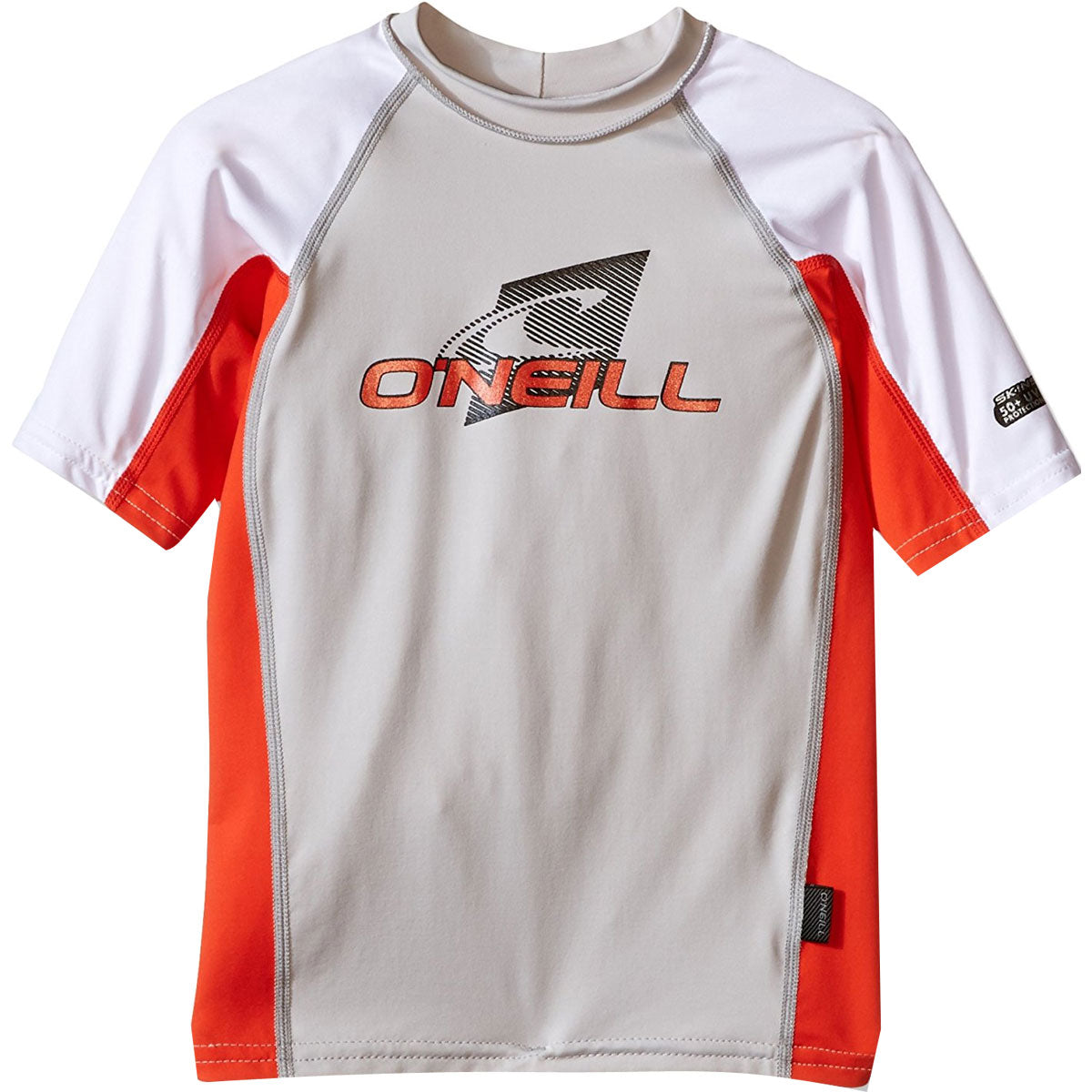 O'Neill Premium Skins Youth Boys Short-Sleeve Rashguard Suit - Lime/Deep Teal/Lunar O'Neill Premium Skins Youth Boys Short-Sleeve Rashguard Suit - Lime/Deep Teal/Lunar