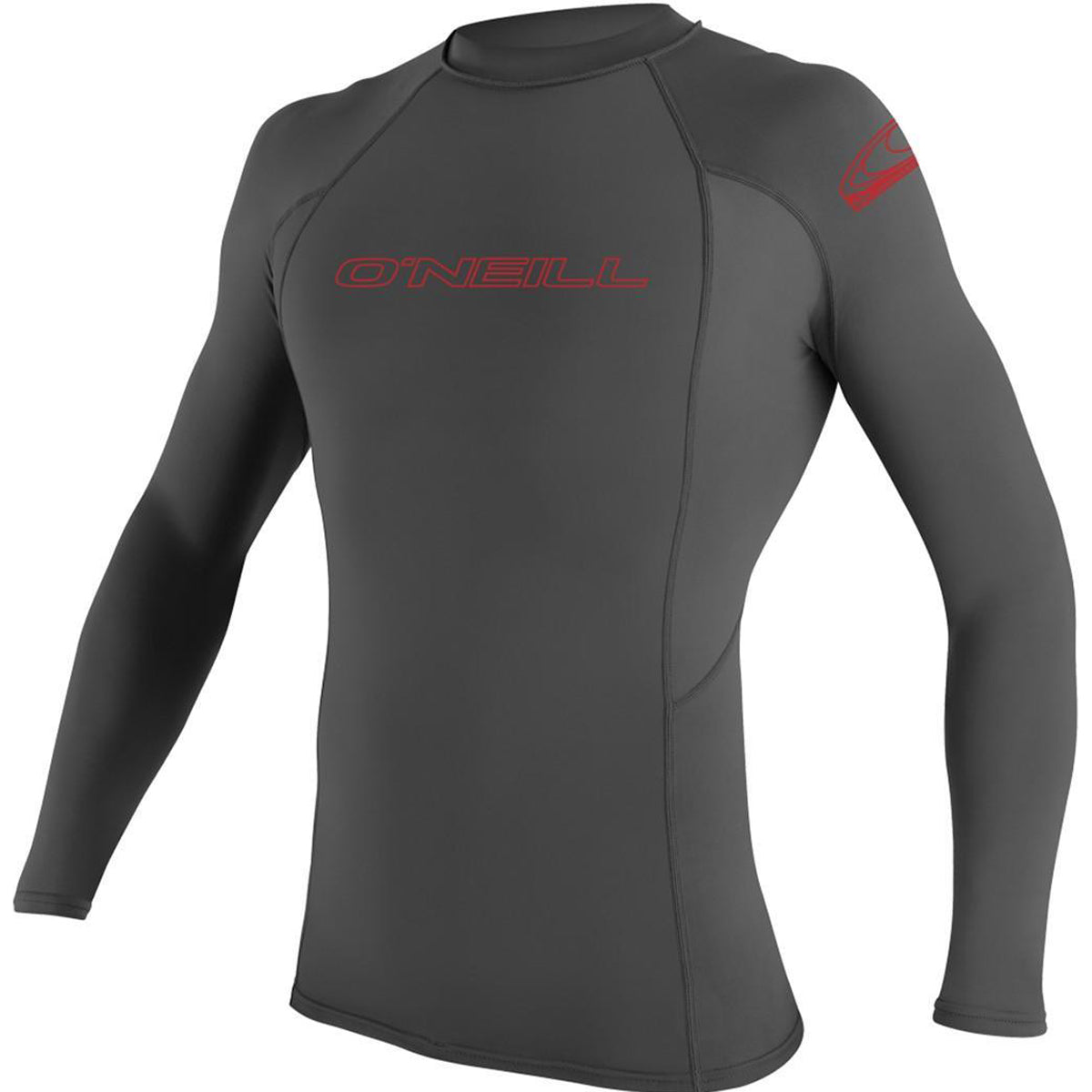 O'Neill Basic Skins Crew Youth Boys Long-Sleeve Rashguard Suit - Graphite O'Neill Basic Skins Crew Youth Boys Long-Sleeve Rashguard Suit - Graphite