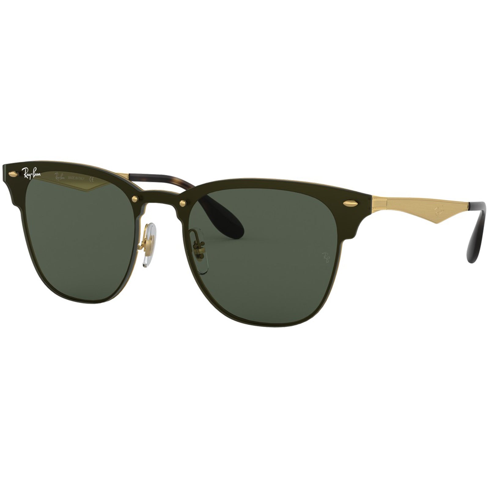 Ray-Ban RB3576N Blaze Clubmaster Metal Square Adult Lifestyle Sunglasses-0RB3576N Ray-Ban RB3576N Blaze Clubmaster Metal Square Adult Lifestyle Sunglasses-0RB3576N