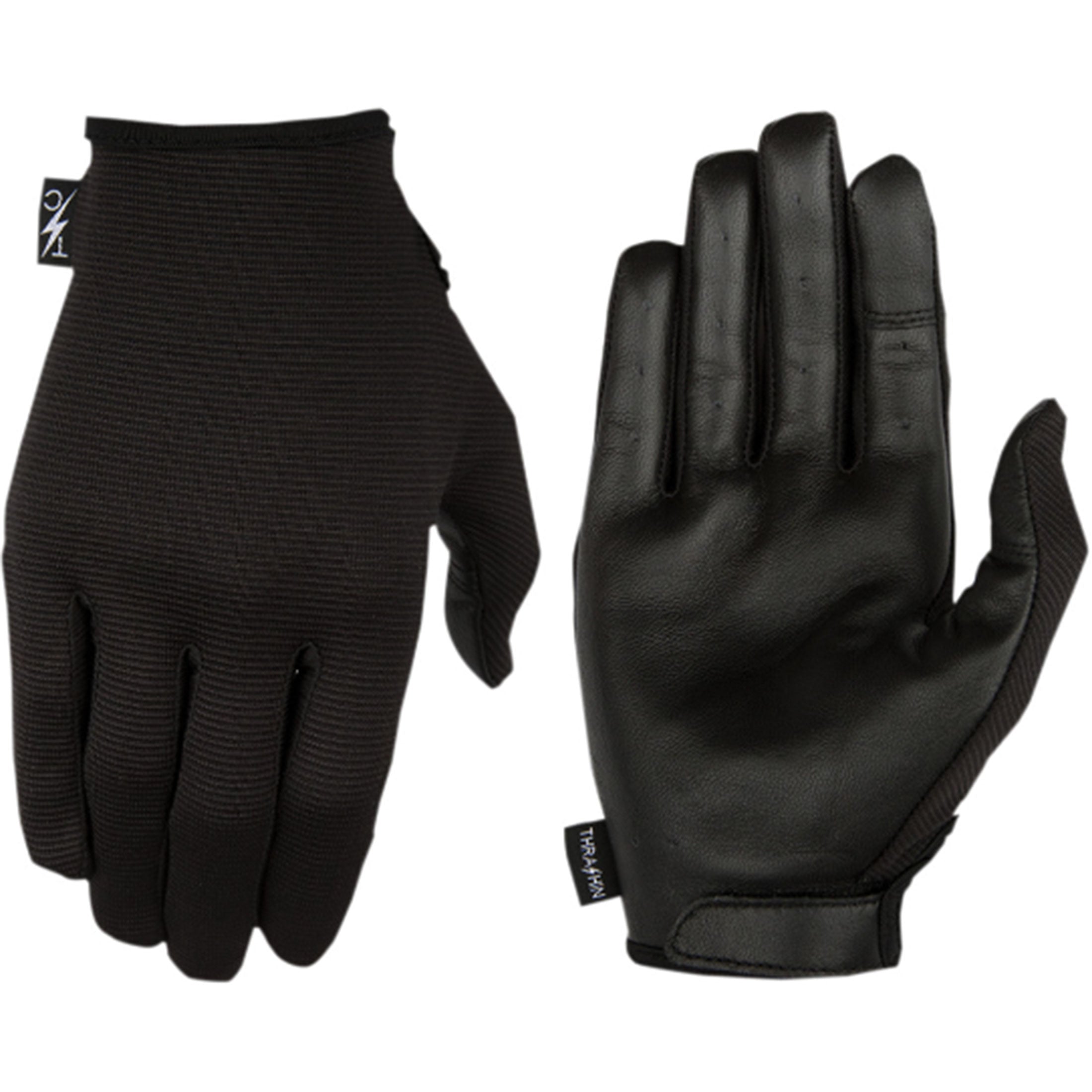 Thrashin Supply Stealth Leather Palm Men's Street Gloves-3301 Thrashin Supply Stealth Leather Palm Men's Street Gloves-3301
