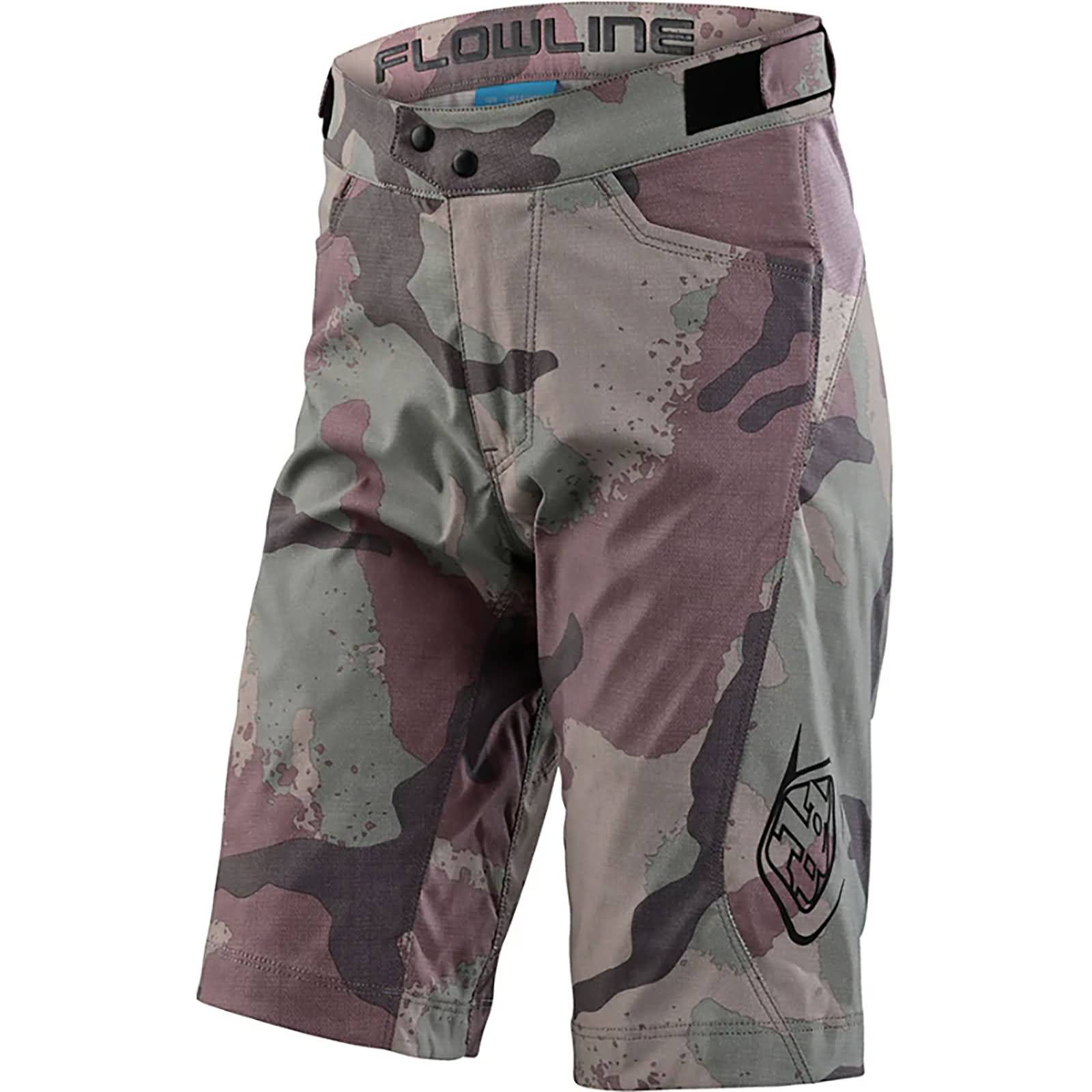 Troy Lee Designs Flowline Camo No Liner Youth MTB Shorts-268911003 Troy Lee Designs Flowline Camo No Liner Youth MTB Shorts-268911003
