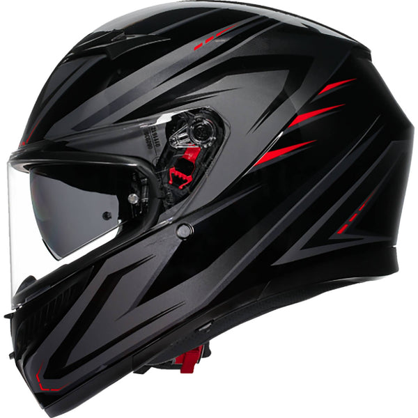 agv k3 adult helmet AGV K3 Syth Helmet - Black/Red