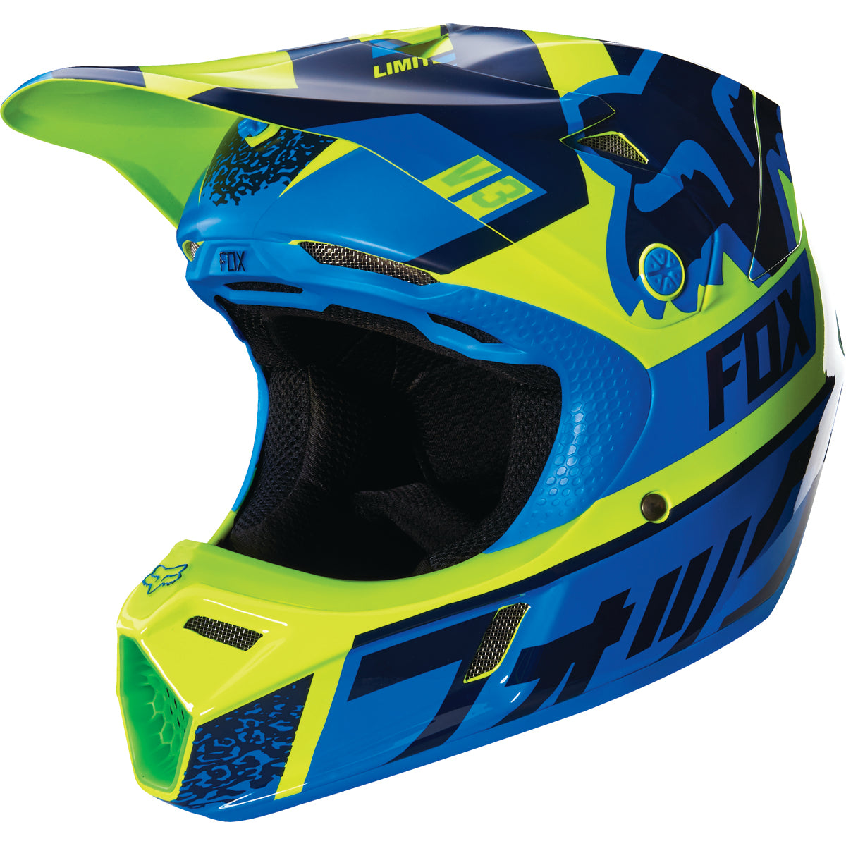 Fox Racing V3 Divizion Youth Off-Road Helmets-15821 Fox Racing V3 Divizion Youth Off-Road Helmets-15821