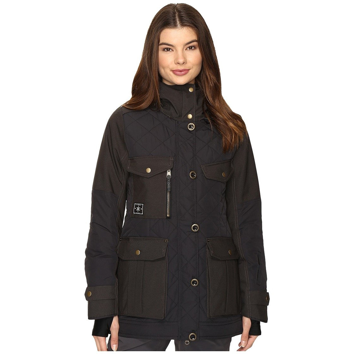 O'Neill Moto Women's Snow Jackets - Black Out O'Neill Moto Women's Snow Jackets - Black Out