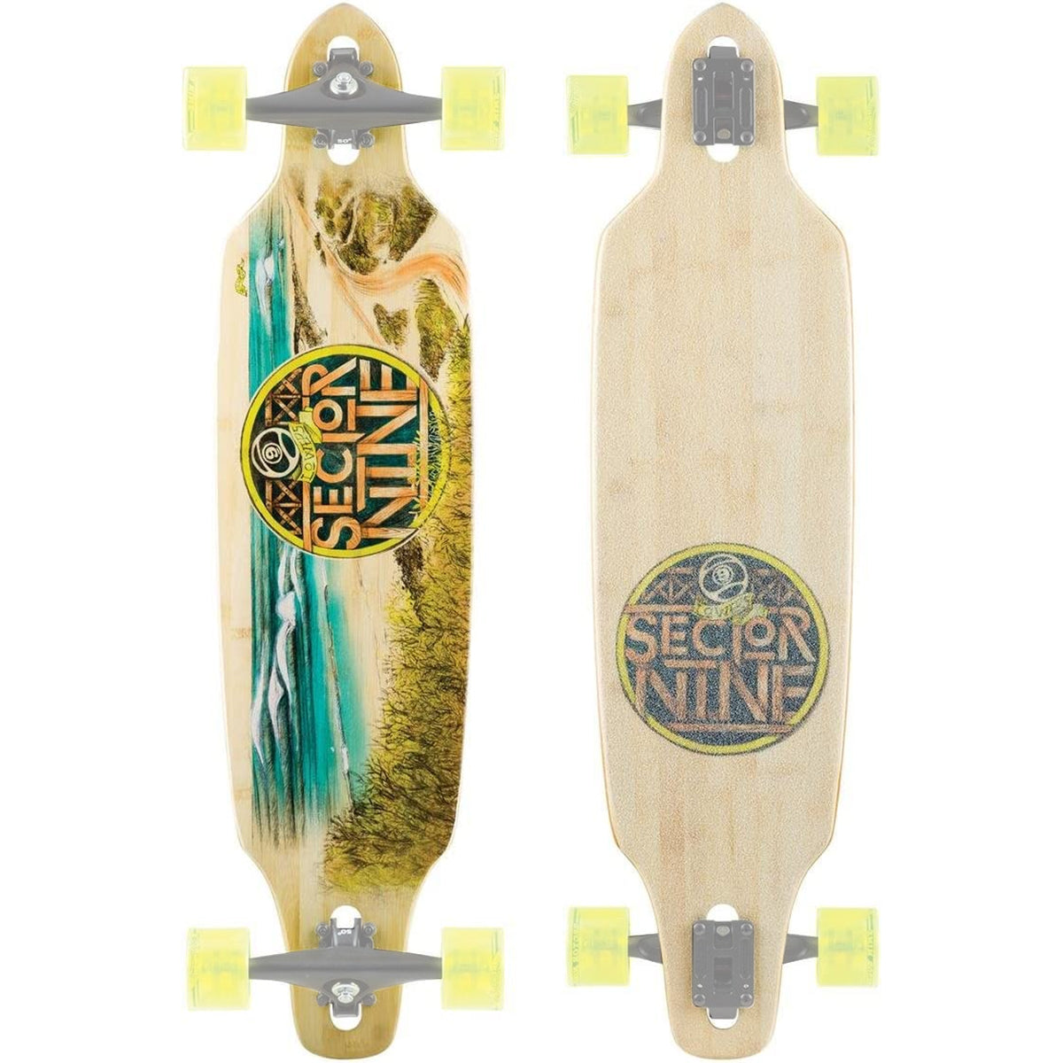 Sector 9 Mini Lookout Drop Through 38" Skateboard Longboard Decks-BBS165C Sector 9 Mini Lookout Drop Through 38" Skateboard Longboard Decks-BBS165C
