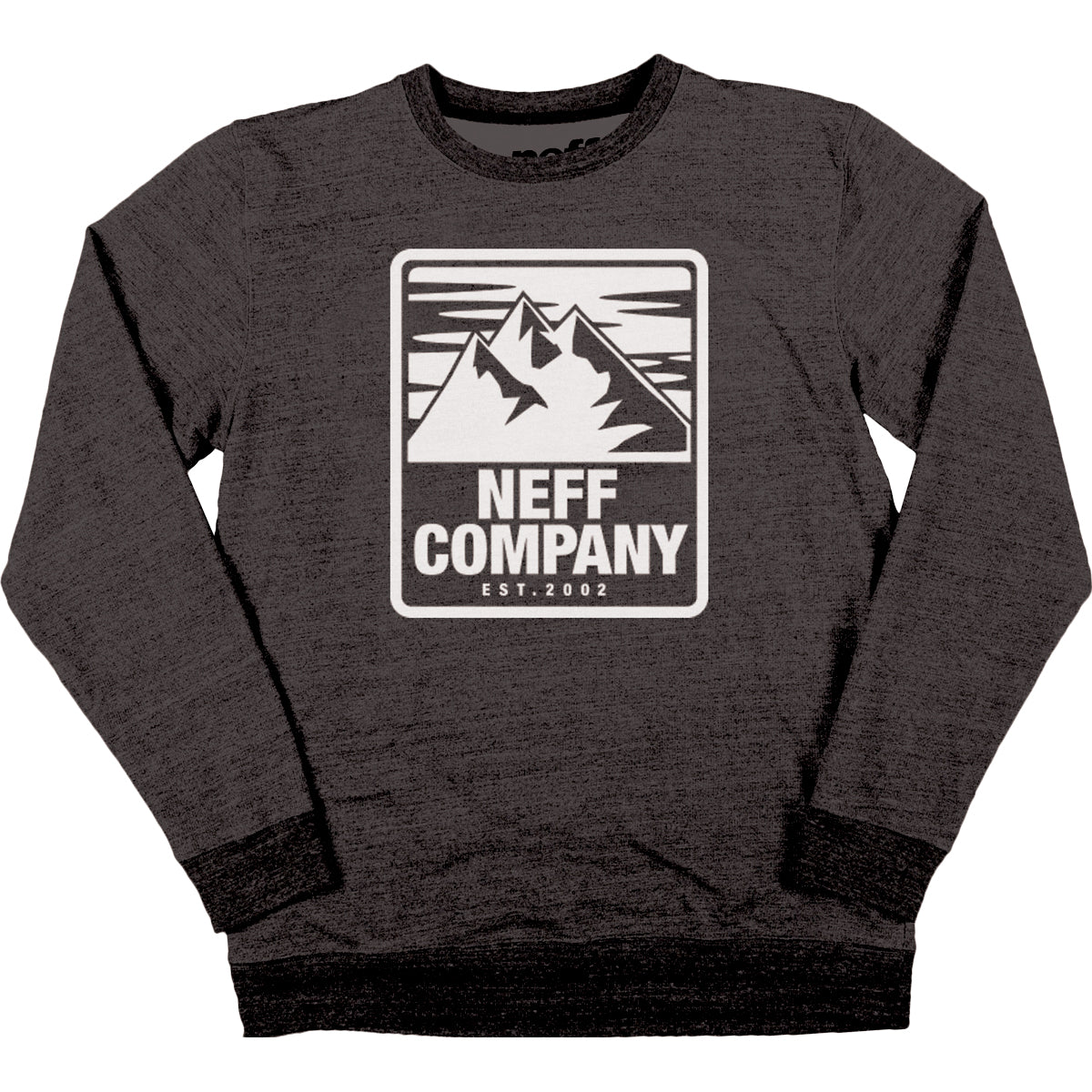Neff Mountainerring Crew Men's Sweater Sweatshirts - Charcoal Heather Neff Mountainerring Crew Men's Sweater Sweatshirts - Charcoal Heather