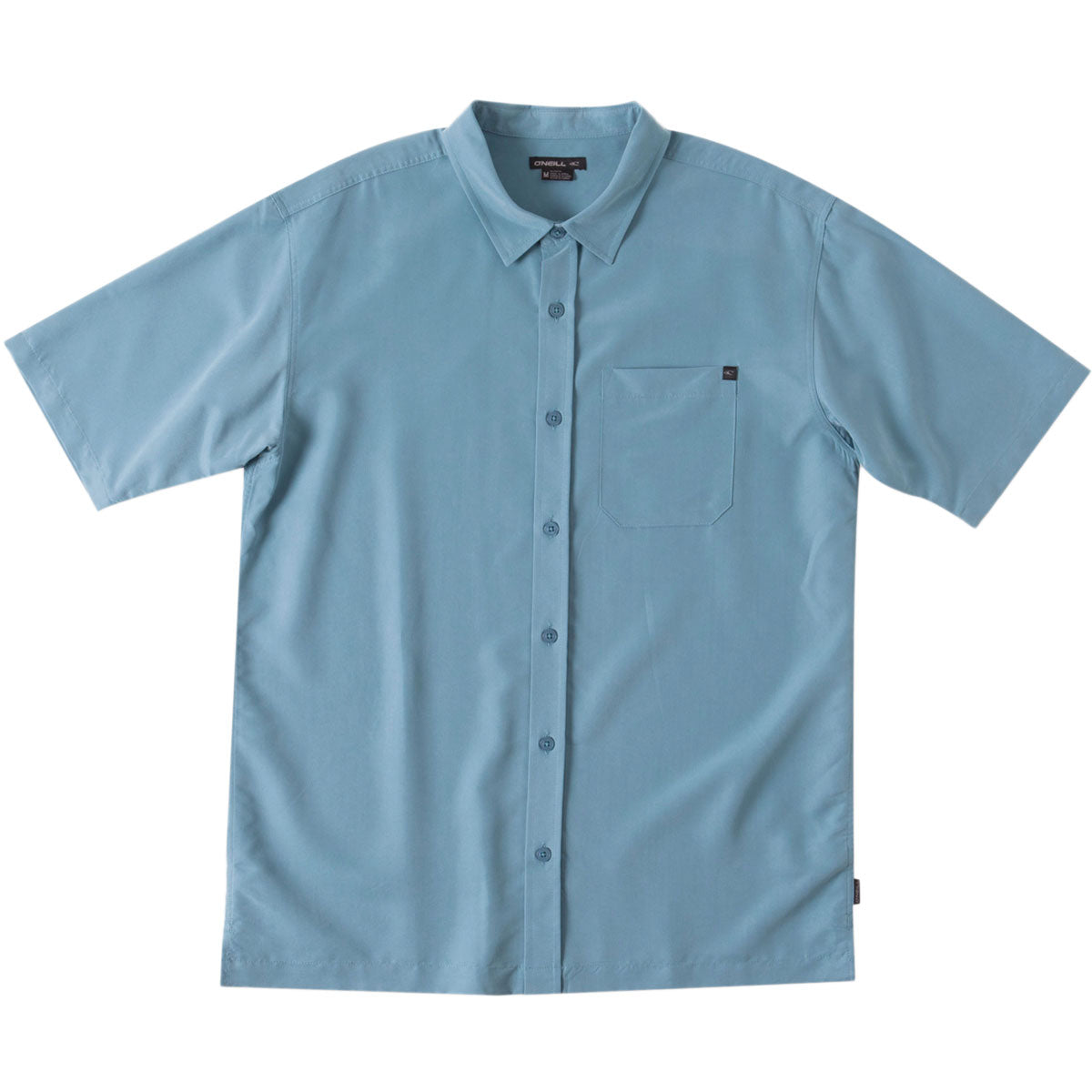 O'Neill Lanikai Men's Button Up Short-Sleeve Shirts - Adriatic Blue O'Neill Lanikai Men's Button Up Short-Sleeve Shirts - Adriatic Blue