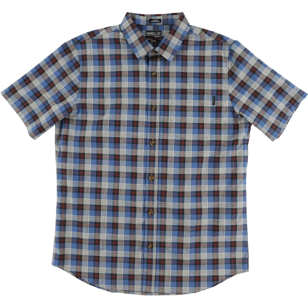 O'Neill Syd Men's Button Up Short-Sleeve Shirts - Gold O'Neill Syd Men's Button Up Short-Sleeve Shirts - Gold