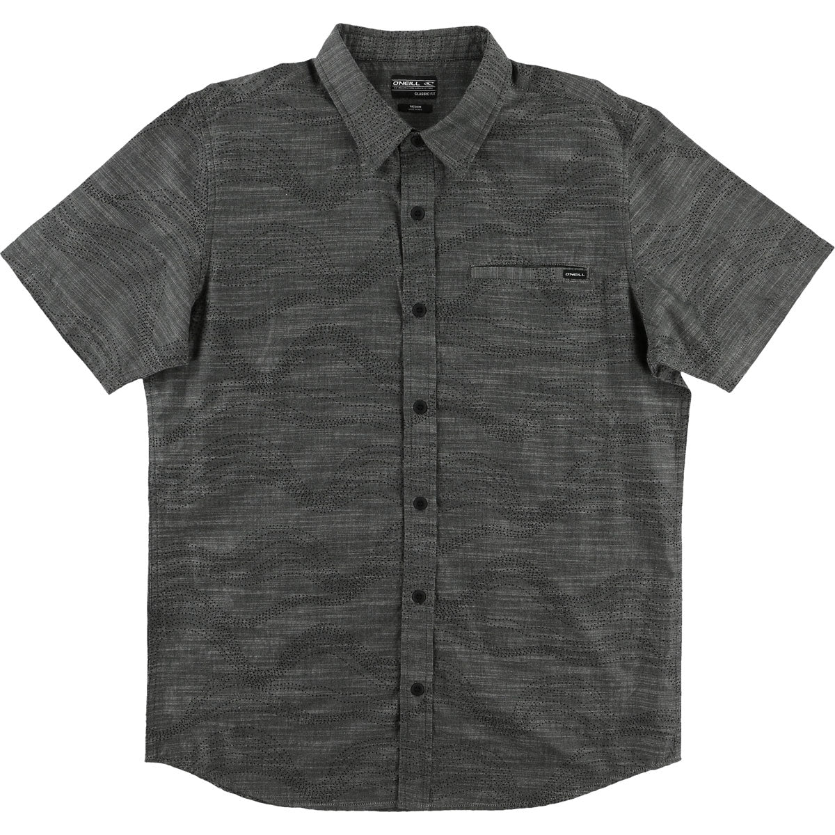 O'Neill Walkabout Men's Button Up Short-Sleeve Shirts - Black O'Neill Walkabout Men's Button Up Short-Sleeve Shirts - Black