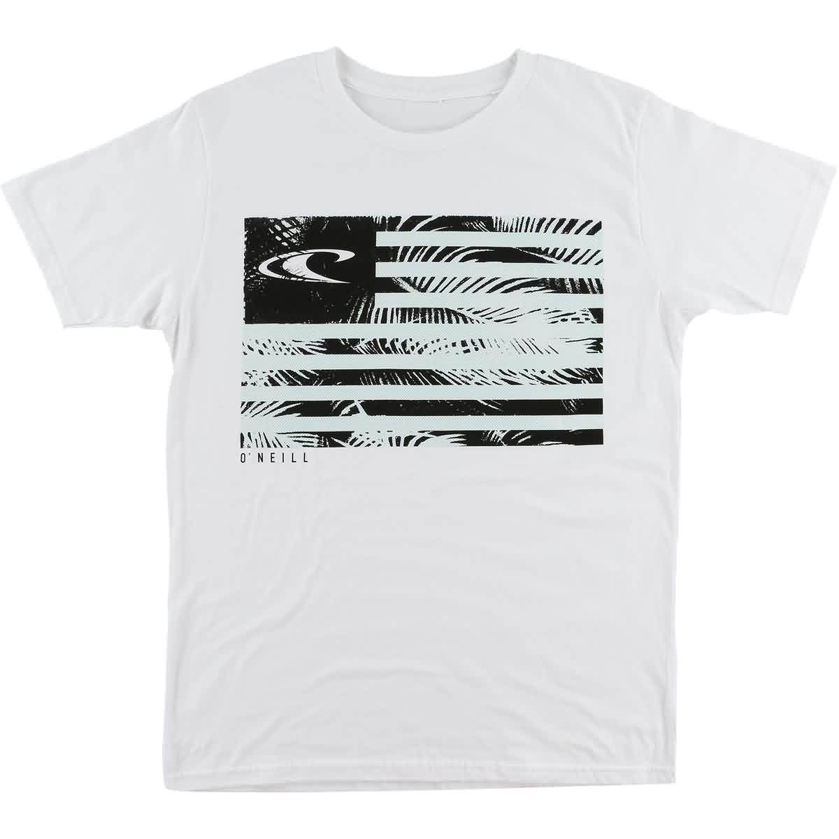 O'Neill Tropix Men's Short-Sleeve Shirts - White O'Neill Tropix Men's Short-Sleeve Shirts - White