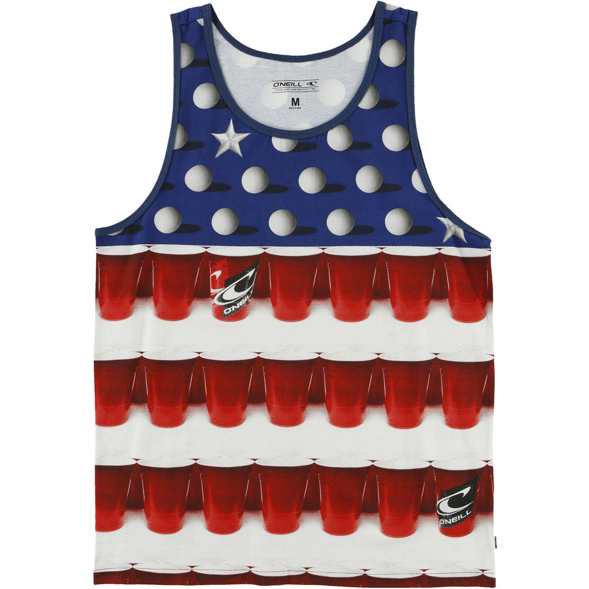 O'Neill Beerpong Men's Tank Shirts - White O'Neill Beerpong Men's Tank Shirts - White