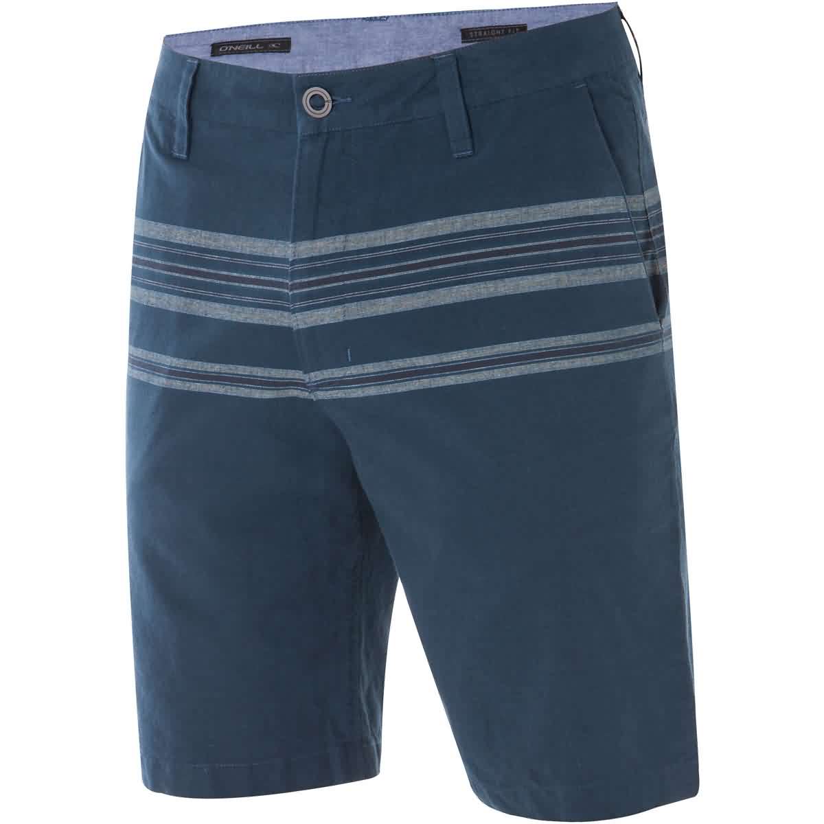 O'Neill Treehorn Stripe Men's Walkshort Shorts - Black O'Neill Treehorn Stripe Men's Walkshort Shorts - Black