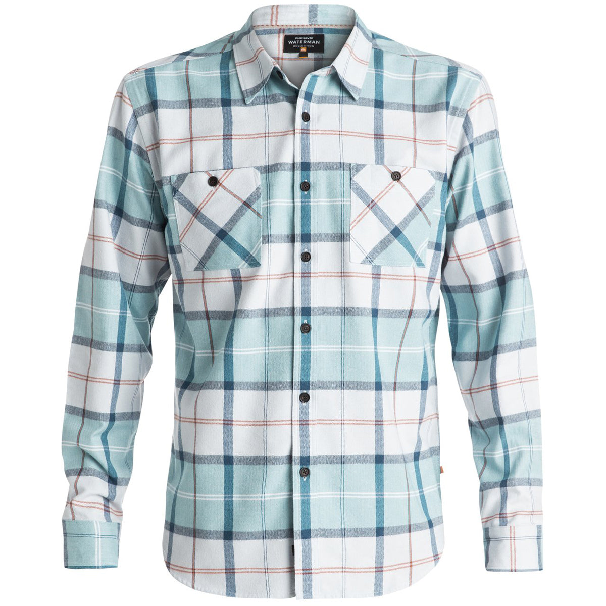 Quiksilver Waterman Day Hike Men's Button Up Long-Sleeve Shirts - Plein Air Quiksilver Waterman Day Hike Men's Button Up Long-Sleeve Shirts - Plein Air