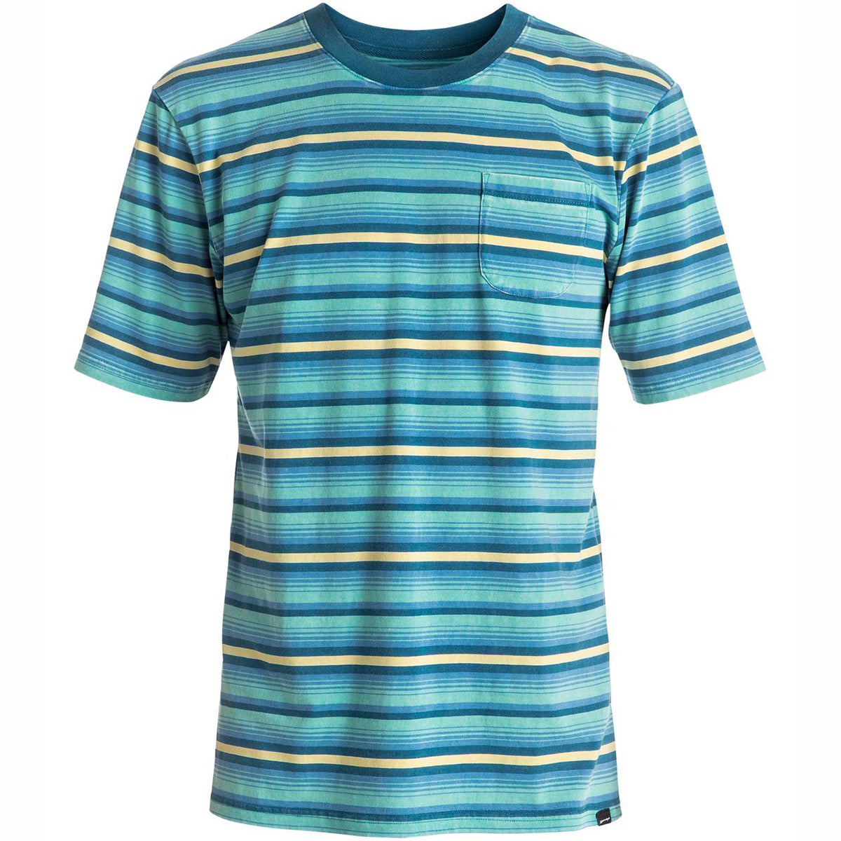 Quiksilver Mata Stripe Pocket Men's Short-Sleeve Shirts - Mellow Yellow Quiksilver Mata Stripe Pocket Men's Short-Sleeve Shirts - Mellow Yellow