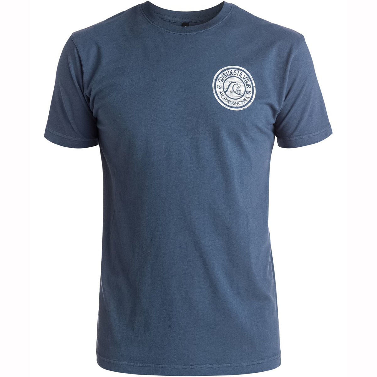 Quiksilver Zing Zang Men's Short-Sleeve Shirts - Night Shadow Blue Quiksilver Zing Zang Men's Short-Sleeve Shirts - Night Shadow Blue
