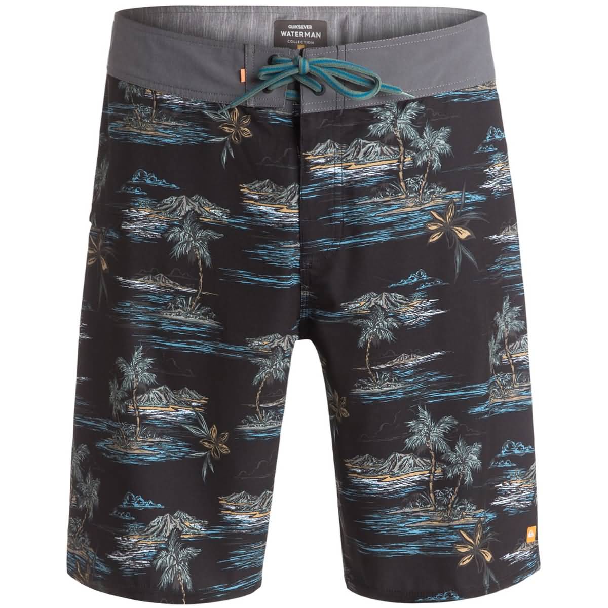 Quiksilver Waterman Timeshare Men's Boardshort Shorts - Black Quiksilver Waterman Timeshare Men's Boardshort Shorts - Black