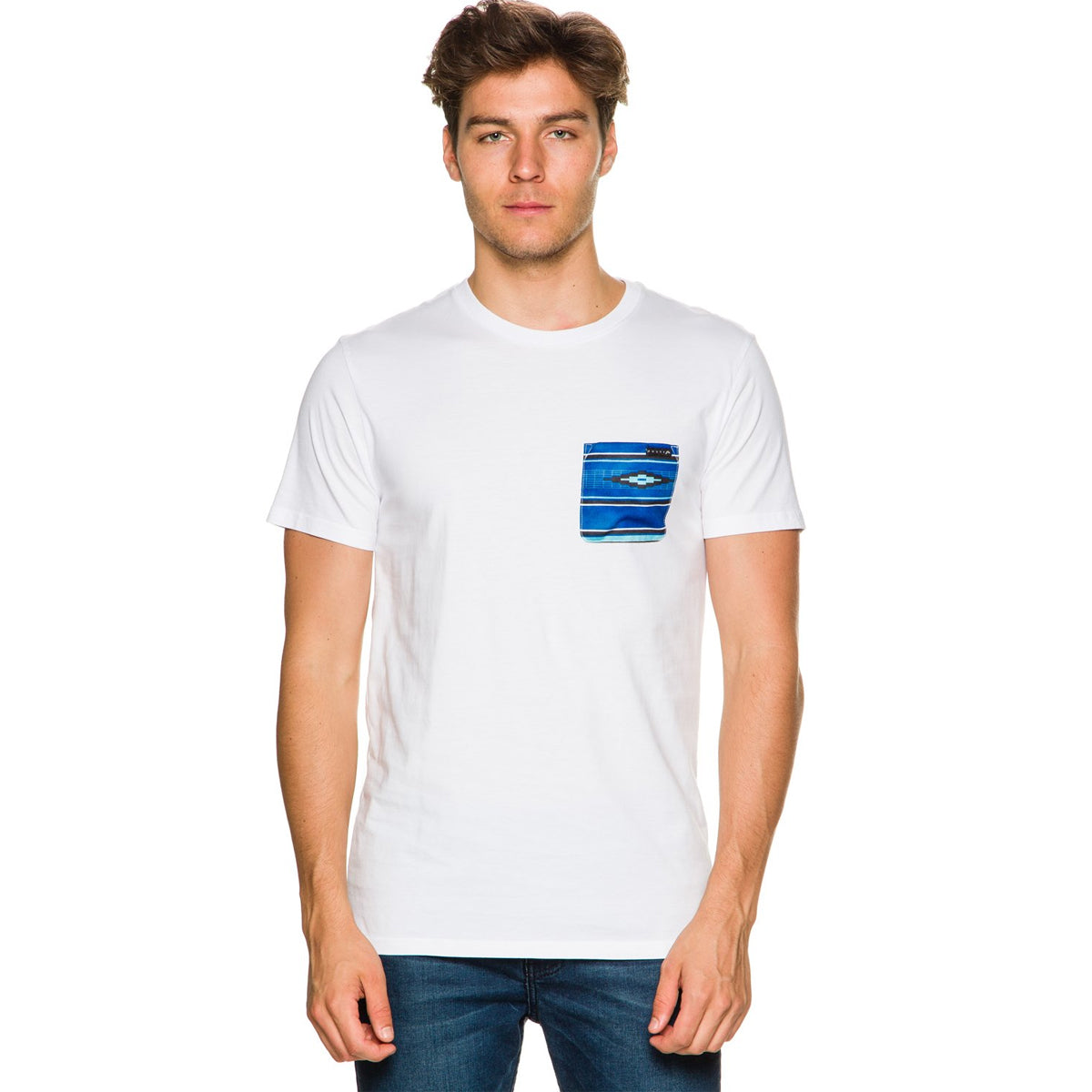 Rusty Rex Men's Short-Sleeve Shirts - White Rusty Rex Men's Short-Sleeve Shirts - White