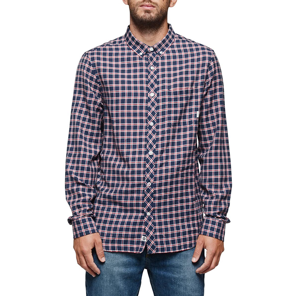 Element Goodwin Men's Button Up Long-Sleeve Shirts-M521JGLS Element Goodwin Men's Button Up Long-Sleeve Shirts-M521JGLS
