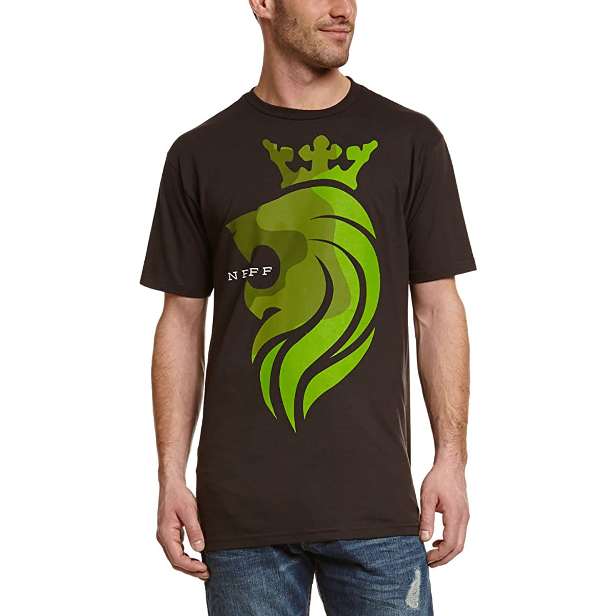 Neff Damian Lion Men's Short-Sleeve Shirts - Black Neff Damian Lion Men's Short-Sleeve Shirts - Black