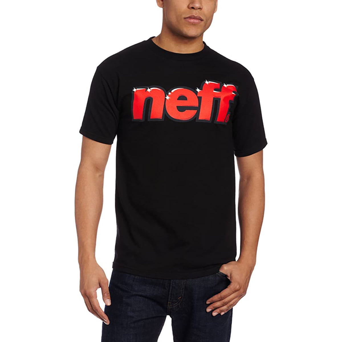 Neff Glossy Men's Short-Sleeve Shirts - Black Neff Glossy Men's Short-Sleeve Shirts - Black