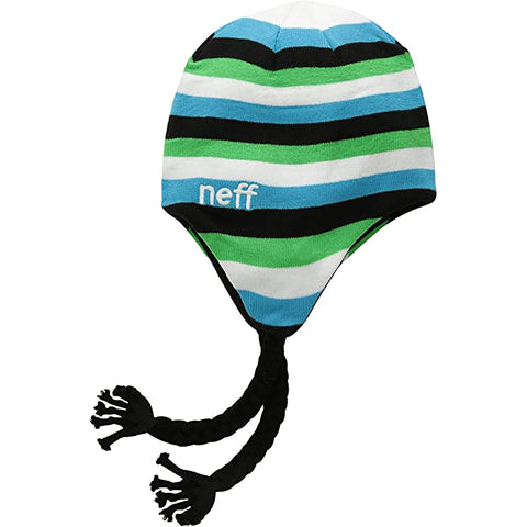 Neff Rainbow Earflap Men's Beanie Hats (Brand New)