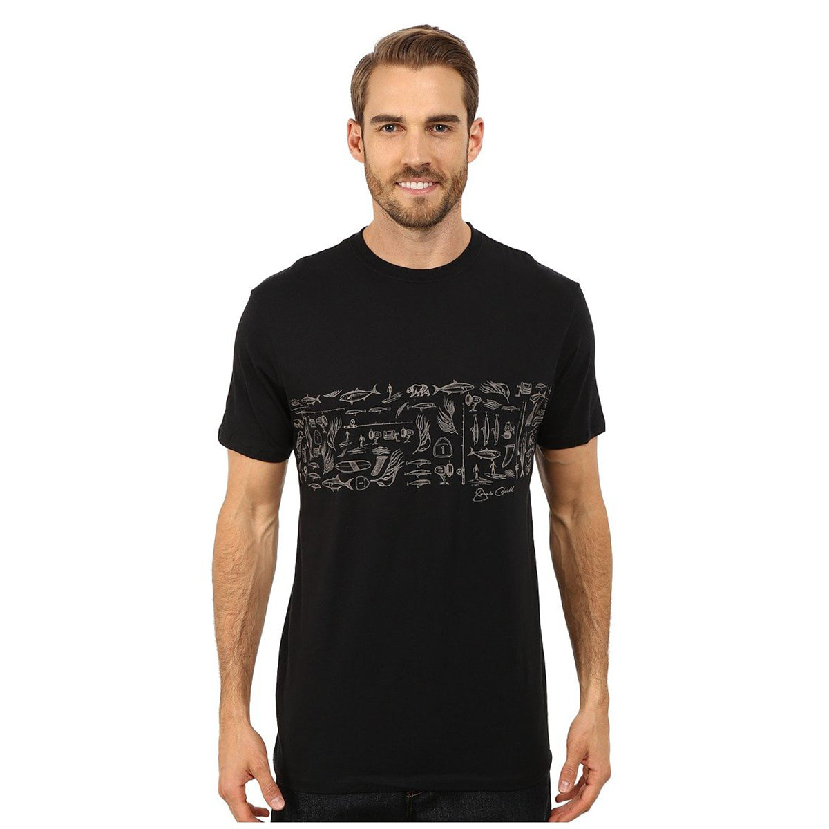 O'Neill Fishtales Men's Short-Sleeve Shirts - Black O'Neill Fishtales Men's Short-Sleeve Shirts - Black