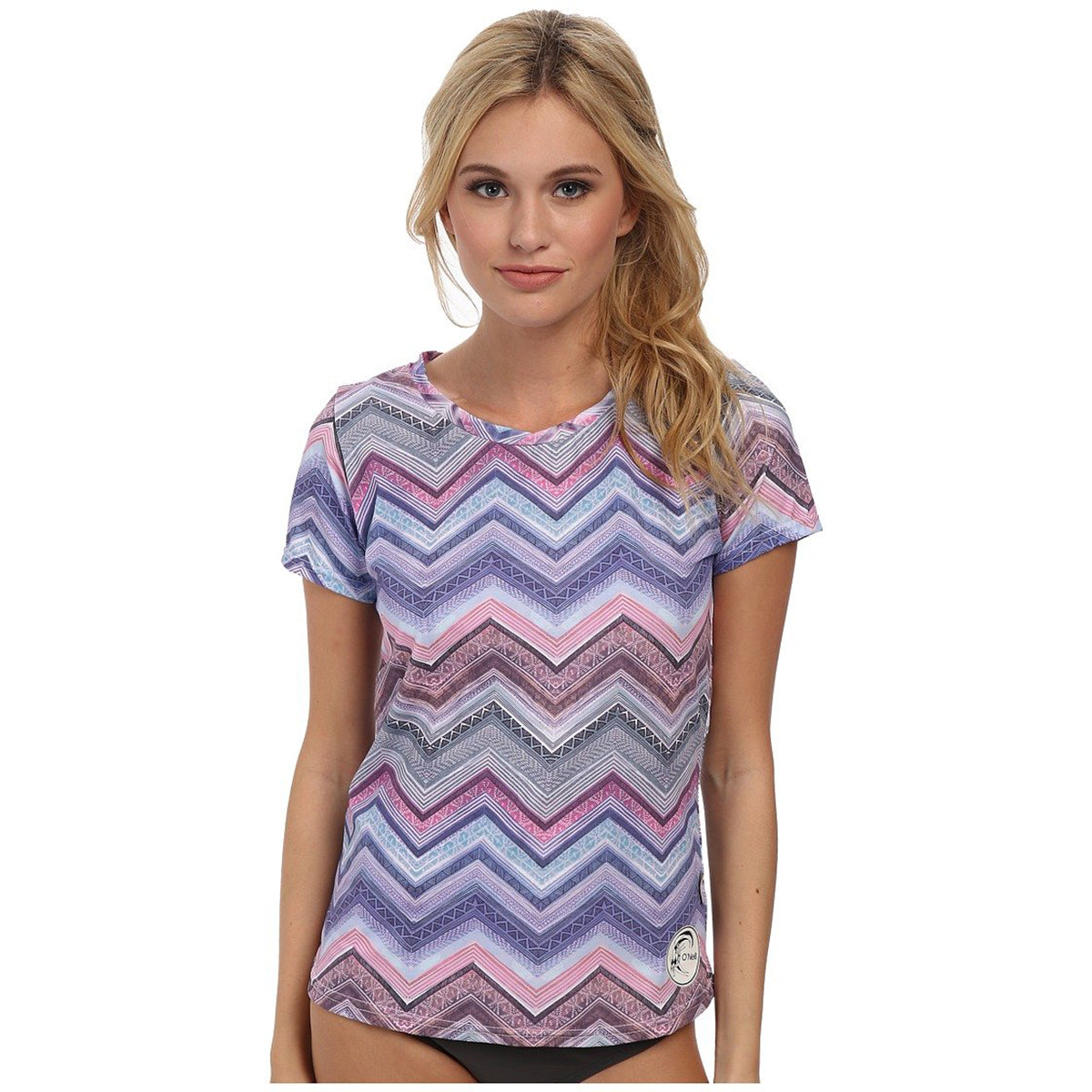 O'Neill Print Women's Short-Sleeve Rashguard Suit - Fearless/Black O'Neill Print Women's Short-Sleeve Rashguard Suit - Fearless/Black