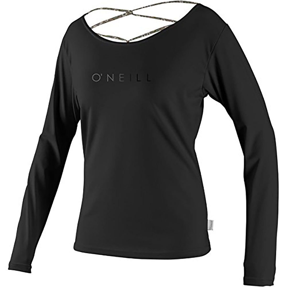 O'Neill Strap Back Women's Long-Sleeve Rashguard Suit - Black/Floral