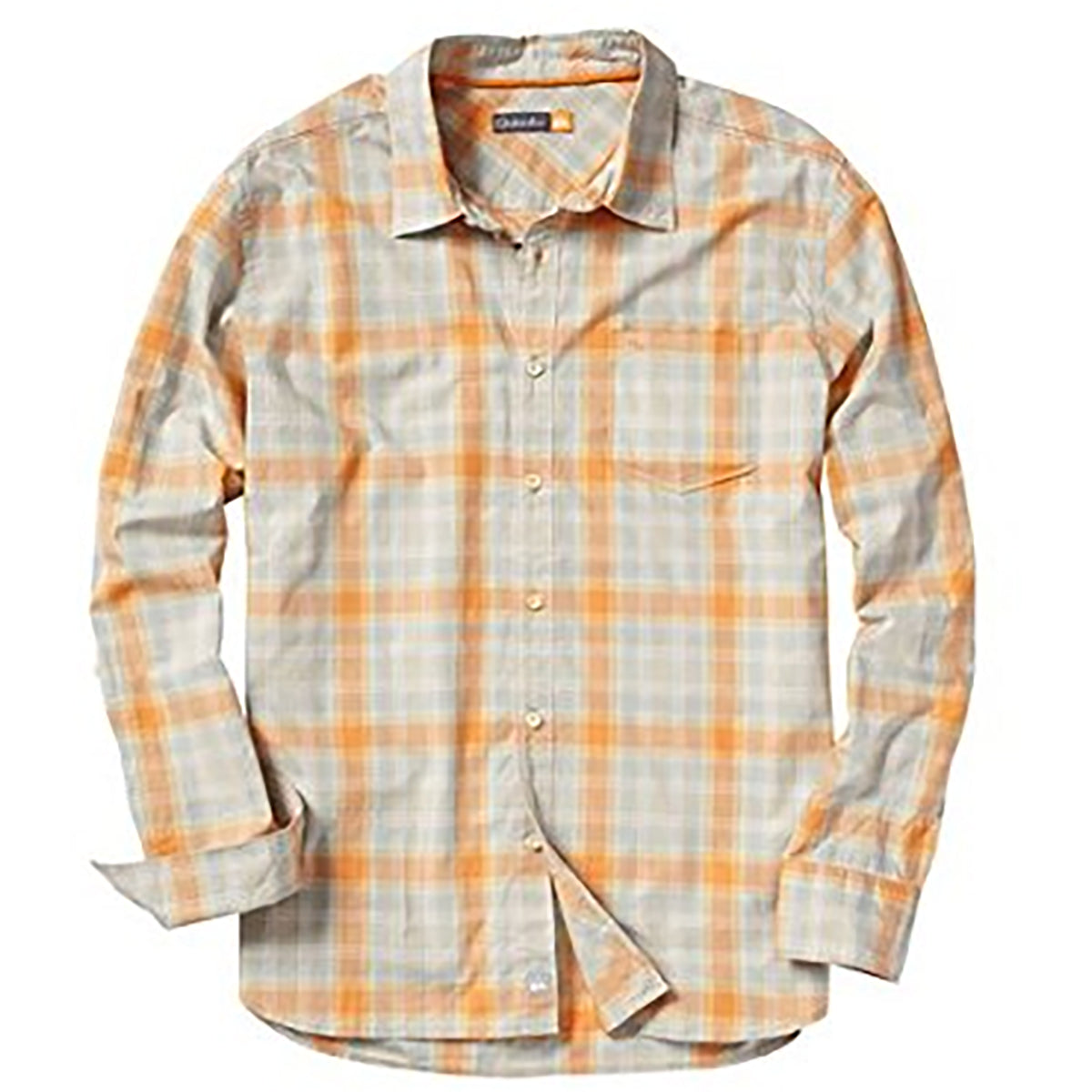 Quiksilver North Pier Men's Button Up Long-Sleeve Shirts - Turf Green Quiksilver North Pier Men's Button Up Long-Sleeve Shirts - Turf Green