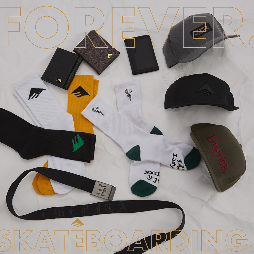 Emerica Spring 2018 Forever Skateboarding Accessories Collection