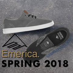 Emerica Skate Spring 2018 Mens Skateboarding Shoes Collection