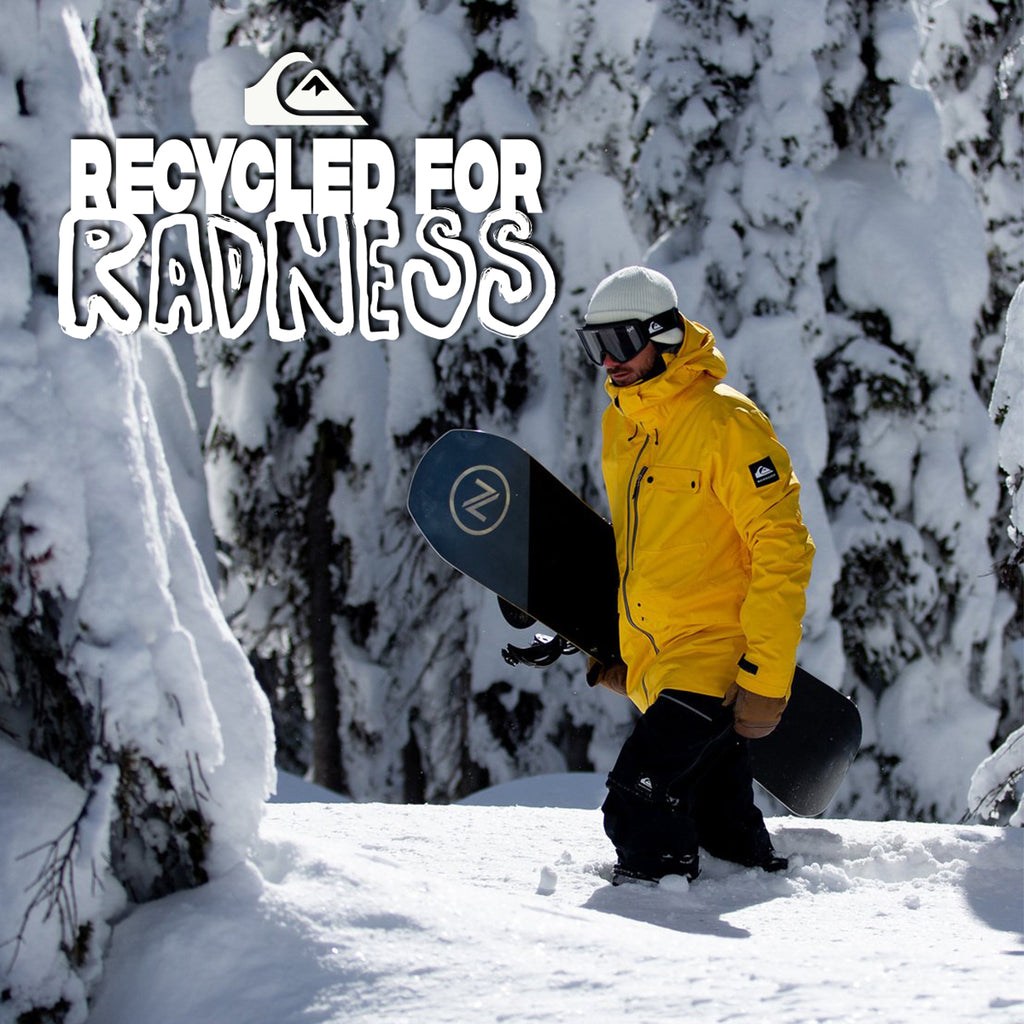 Quiksilver Mens 2020 | Introducing the Recycled For Radness Snow Jacket Collection