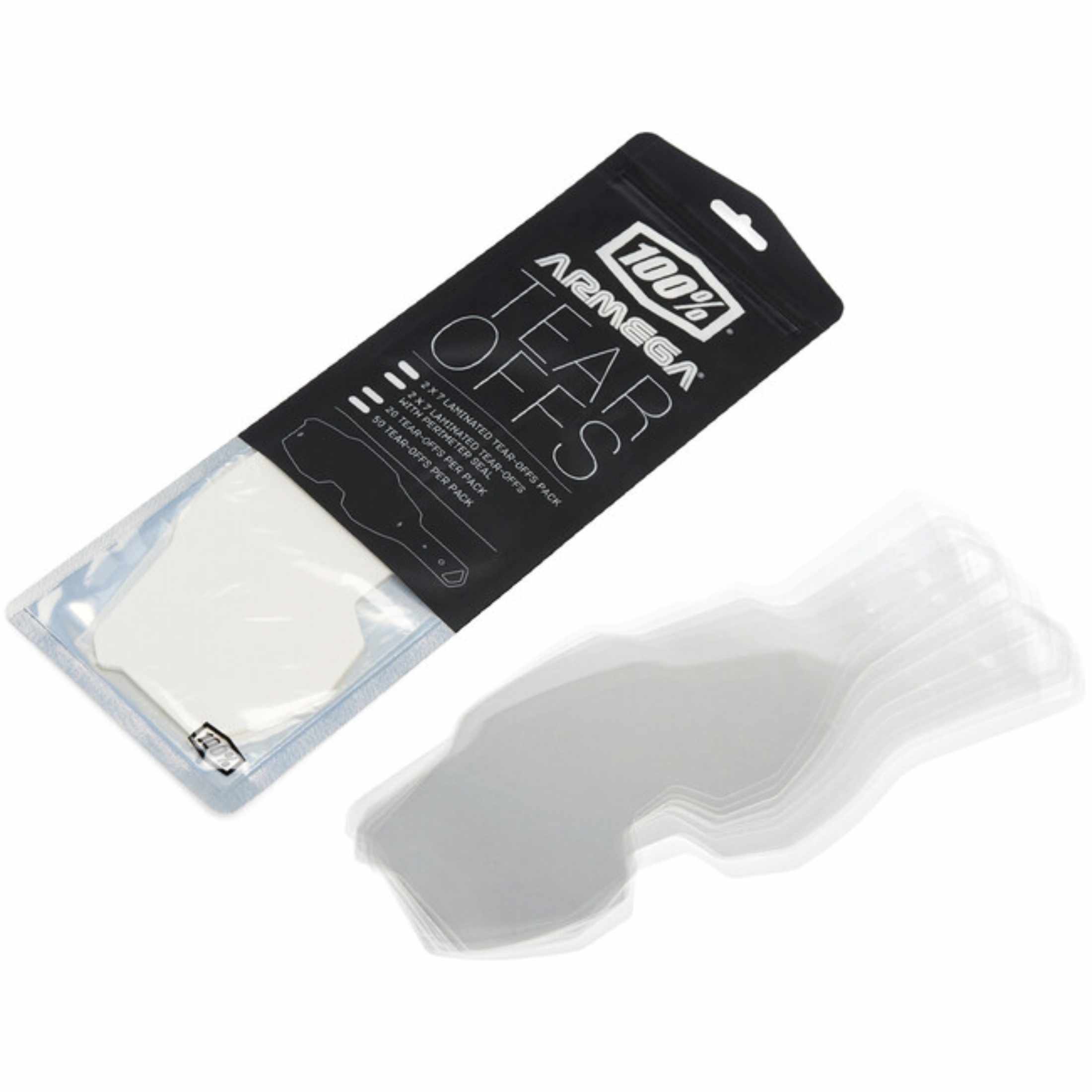 100% Armega/ARmatic Laminated Tear-Offs Goggles Accessories-610