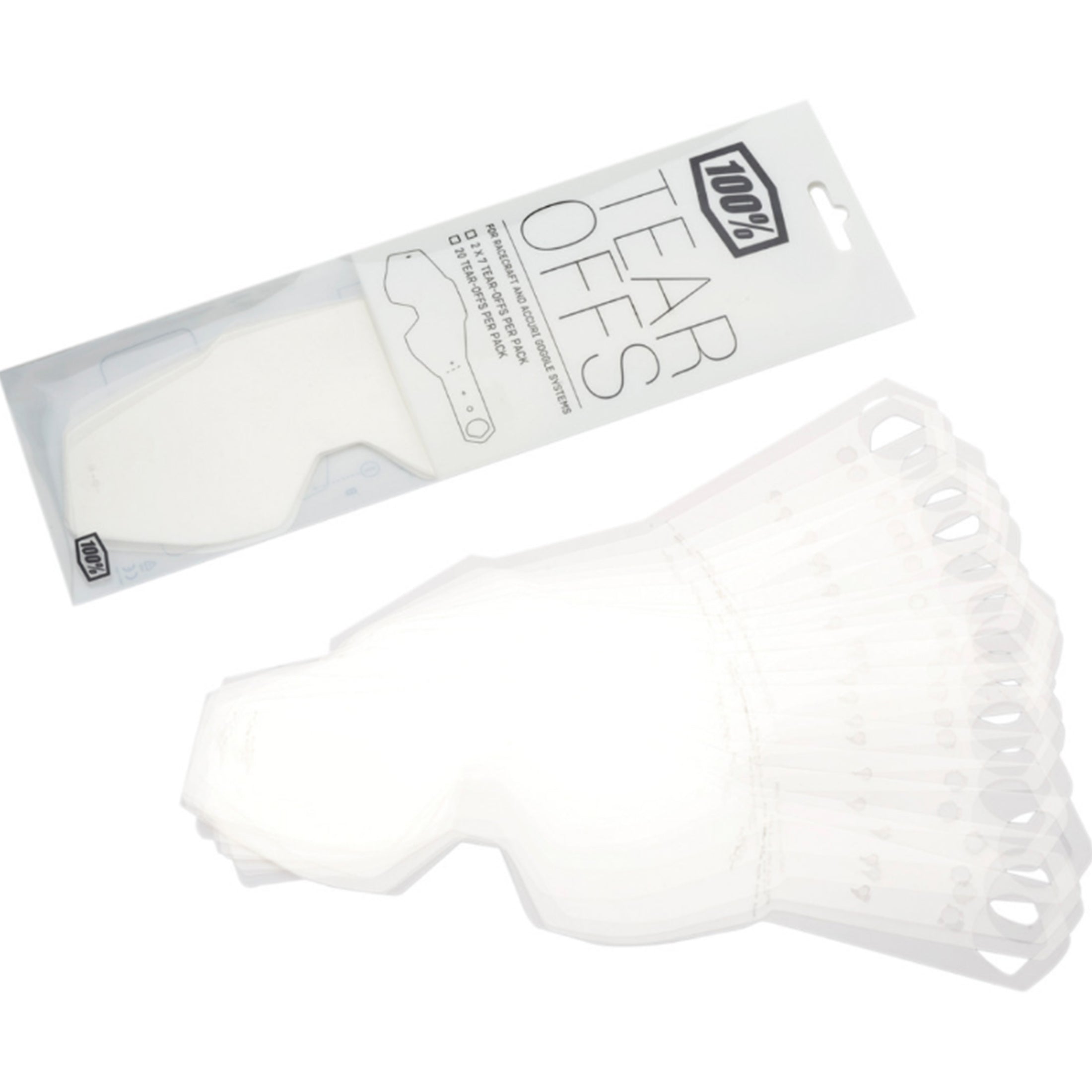 100% Racecraft/Accuri/Strata Tear-Off Goggle Accessories-2602