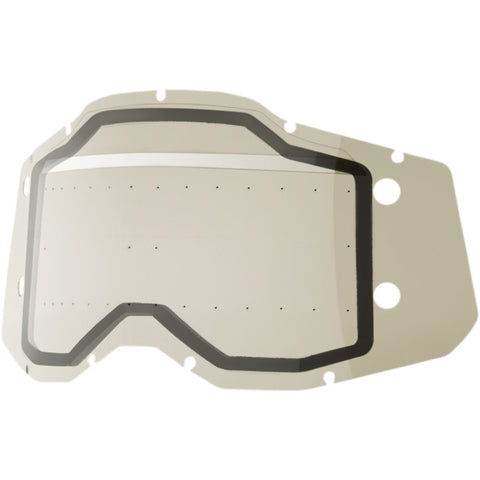 100% Accuri 2/Racecraft 2/Strata 2 Forecast Dual Pane With Bumps Replacement Lens Goggles Accessories