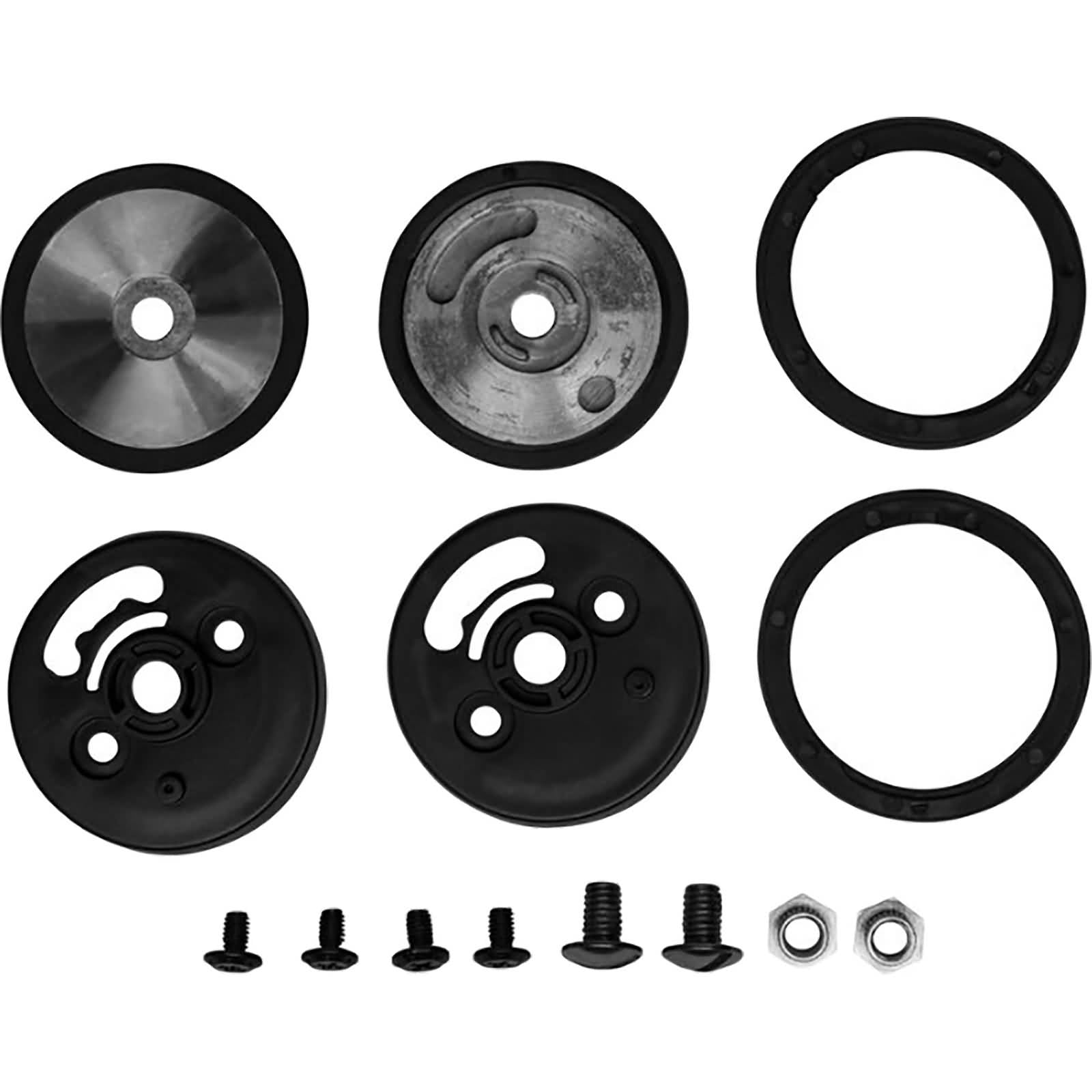 Bell Riot Hinge Plate/Disc Kit Helmet Accessories-8054073