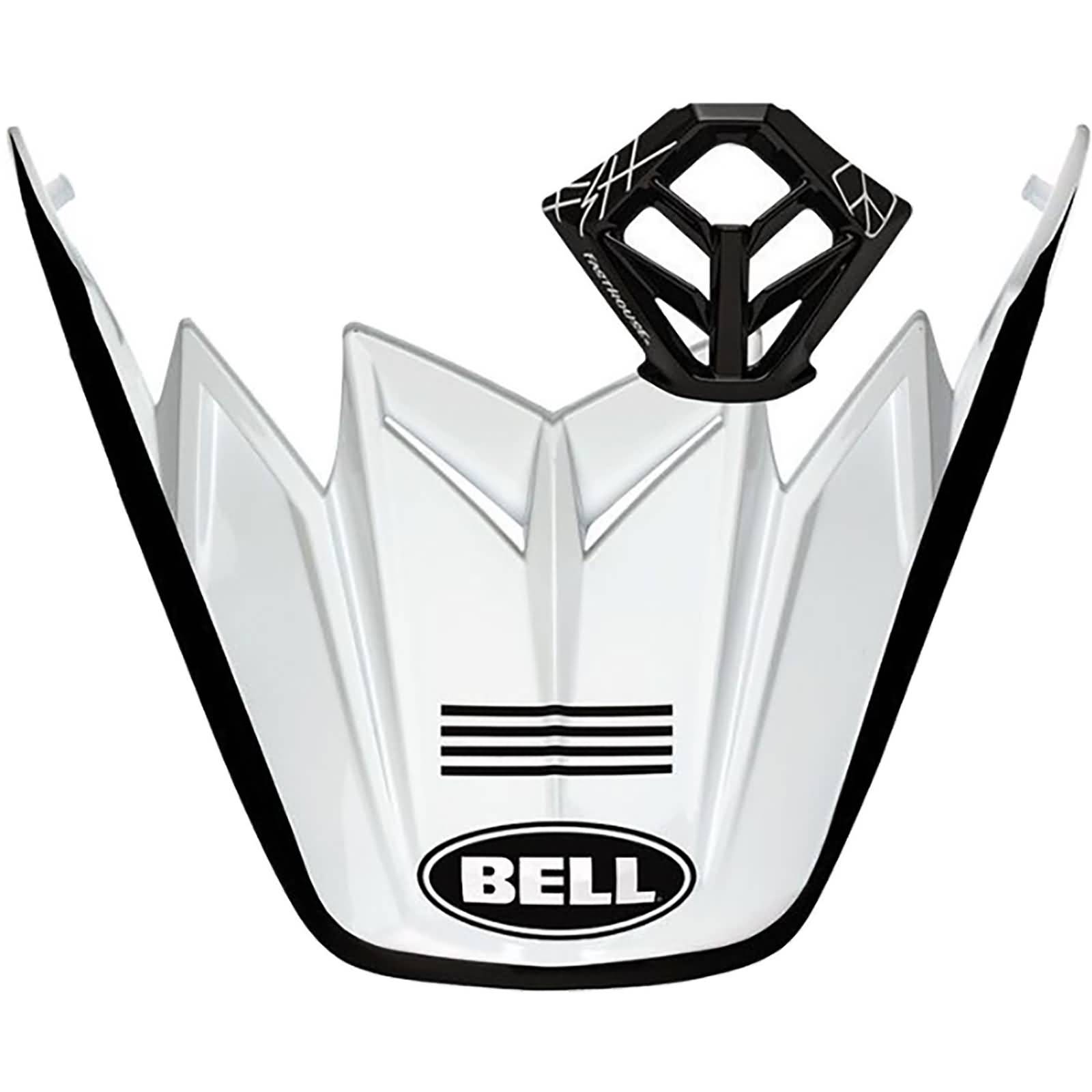 Bell Moto-9 Fasthouse 4-Stripe Visor/Mouthpiece Kit Helmet Accessories-7112550