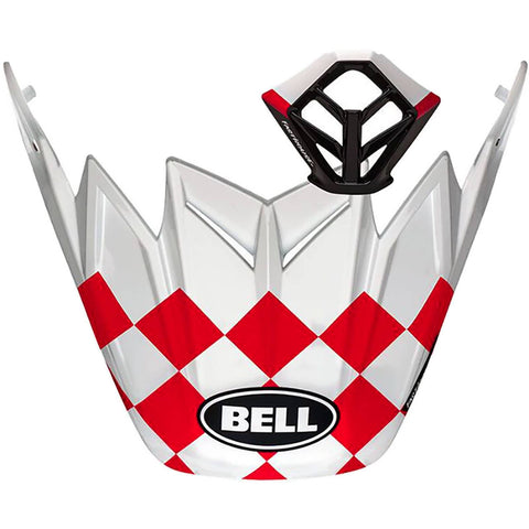 Bell Moto-9 Fasthouse Checkers Visor/Mouthpiece Kit Helmet Accessories