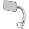 Biltwell Utility Rectangle Side View Mirror w/Clamp-On Mount 1" Motorcycle Accessories