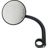 Biltwell Utility Round Side View Mirror w/Clamp-On Mount 1" Motorcycle Accessories