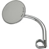 Biltwell Utility Round Side View Mirror w/Clamp-On Mount 1" Motorcycle Accessories