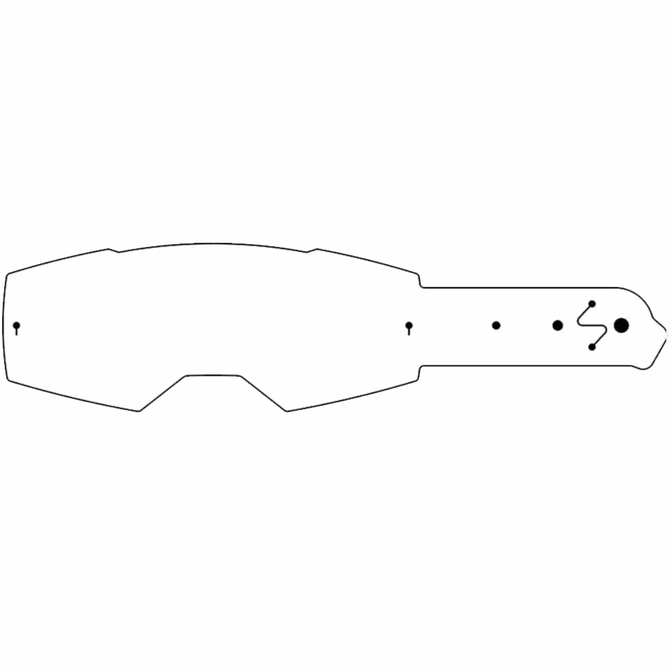 Blur Optics B-40 Standard Tear-Offs Goggles Accessories-6037